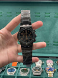 HB Black Chain Paired With Black Dial Watch 3499