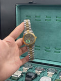 RLX Two Tone Gold And Silver Chain With Sophisticated Gray Dial Ladies Watch