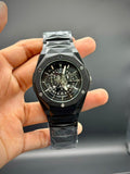HB Black Chain with Black Dial Watch.
