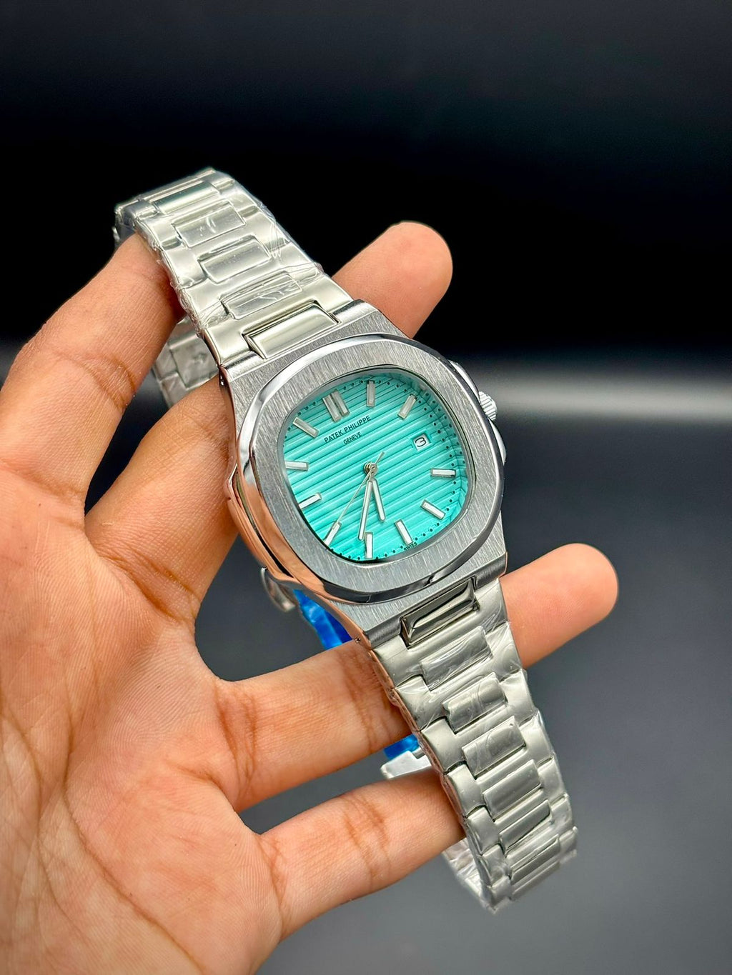 PTK Modern Statement Watch – Tiffany Blue Dial | Silver Case | Business Casual