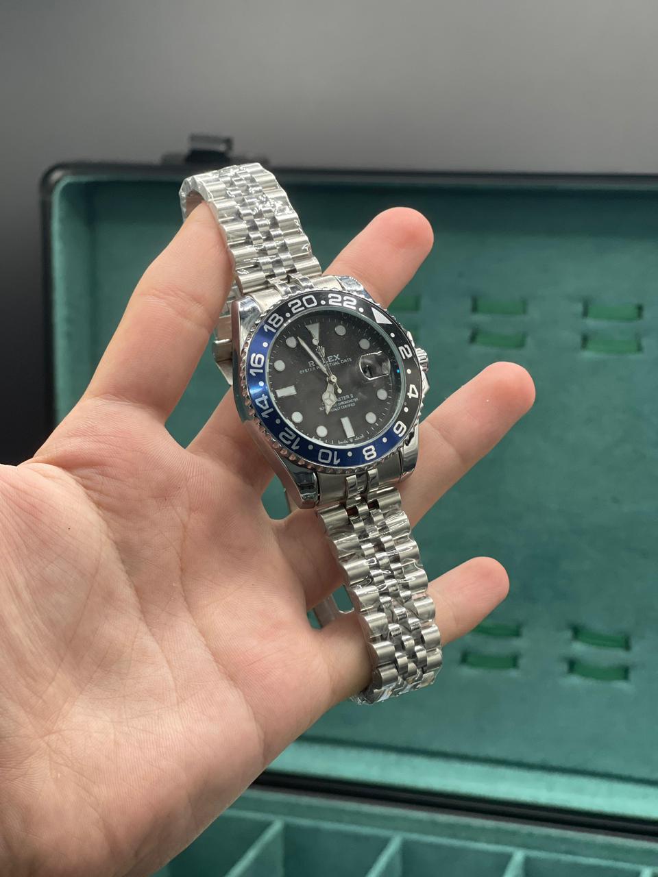 RLX Silver Chain With Black Dial BatGirl Edition Quartz Watch